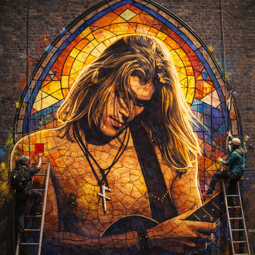 M.Devine Stained Glass poster